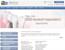 Tablet Screenshot of dentus.hu