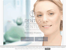 Tablet Screenshot of dentus.com.pl